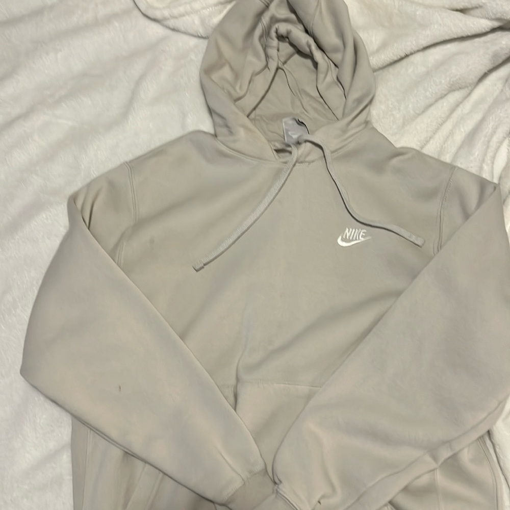 nike women’s medium hoodie beige